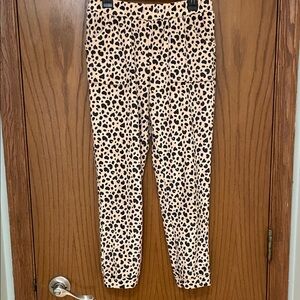 Cat & Jack UEC Girls Size Large (10/12) Leopard Animal Print Sweatpant Joggers